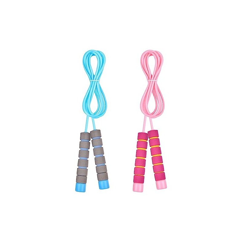 Flintronic Cuerda de saltar con longitud ajustable y mangos de