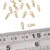 18K Gold Plated Knot Covers Cord End Caps 3x7mm Hole