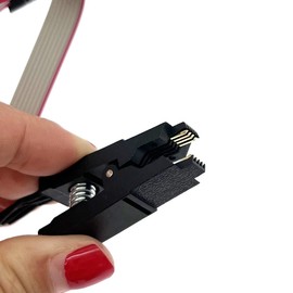 JZK SOIC8 SOP8 Test Clip for EEPROM 93CXX / 25CXX / 24CXX Incircuit Programming + 2 Adapters SOIC8 SOP8 Test Clip with Adapter