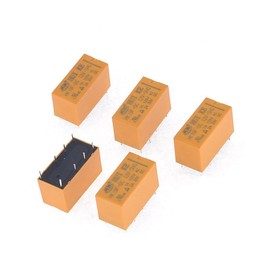 PCB Mount Power Relay Coil DPDT DC 8 Pins 12 V Micro Relay PCB Relay Pack of 10