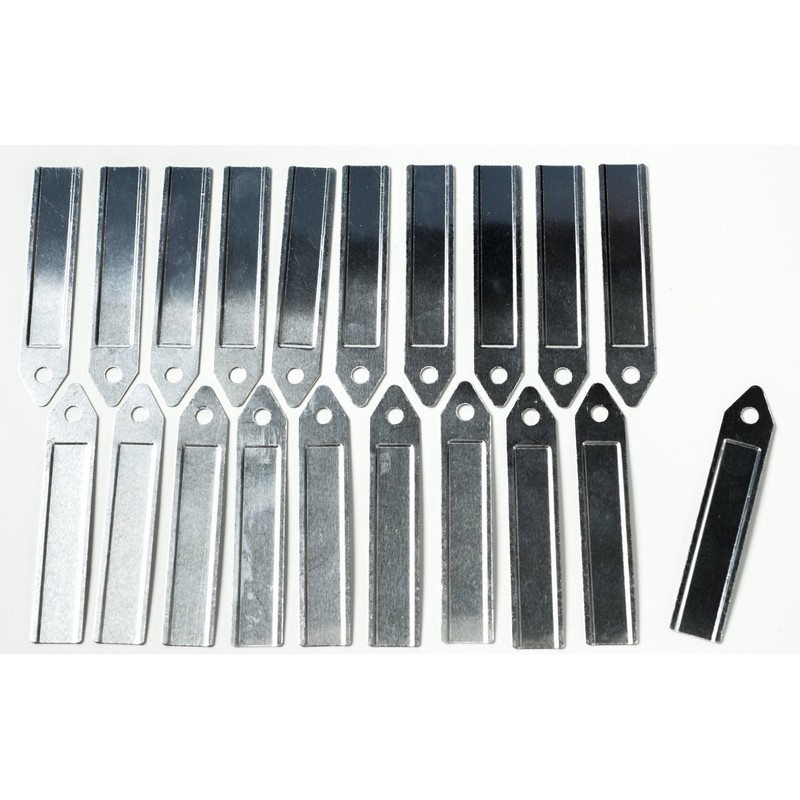 Nutley's 10cm Aluminium Labels Plant Seedling Markers (Pack of 50)