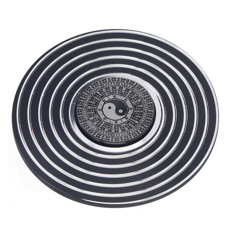 Metal Fingertip Rotation Toy Tai Ji Eight Trigram Compass Design