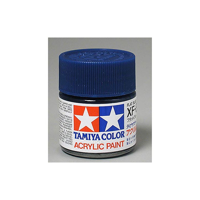 Tamiya 81308 Acrylic XF8 Flat Blue 3/4 oz, 81308