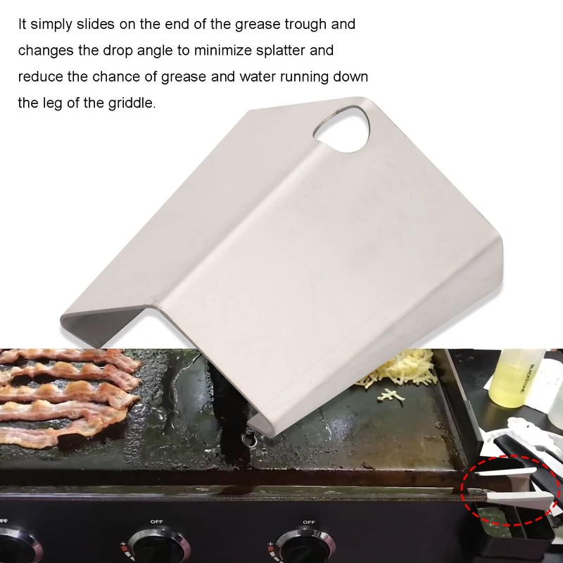 Grease Slide Mod for Blackstone 36 Inch Griddle - Stainless