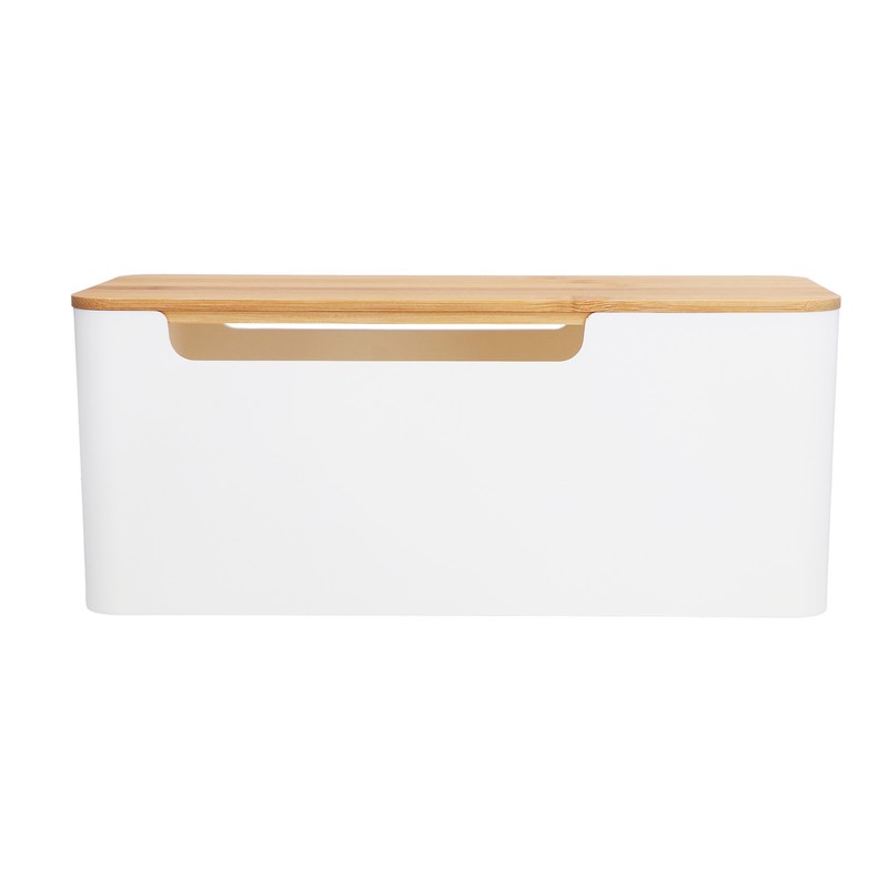 Cable Management Box Stylish Extension Socket Cord Organizer Box with