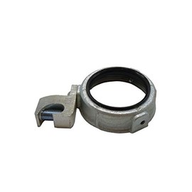 COREX 2" Insulated Grounding Bushing with Adjustable Lay-in Lug - Rigid/IMC Conduit Fitting - Zinc Plated Malleable Iron - Threaded - Ground/Bond Bushing -1-Pack