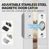 Elfthloo Adjustable Magnetic Door Ball Catch Silver, 2 Pack