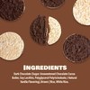 LIEBERS Dark Italian Chocolate Rice Cakes, Kosher, Gluten Free, 6