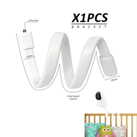 Baby Monitor Holder, Baby Camera Holder, Baby Monitor Holder, Camera Holder, Universal Baby Monitor Holder, Flexible Crib Holder, Baby Monitor Holder with Most Baby Monitor Cameras