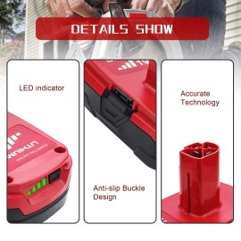 For Craftsman 2Pack For CRAFTSMAN 19.2 VOLT C3 LITHIUM DIEHARD BATTERY PACK 315.PP2011 3.0Ah