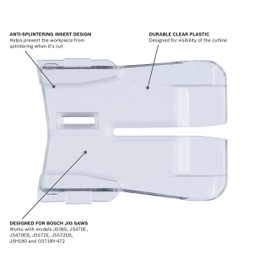 BOSCH JA1013 Jig Saw Anti-Splintering Insert (5 Pk.)