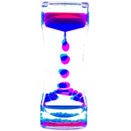 YUE MOTION Liquid Motion Bubbler Visual Sensory Toys, Liquid Timer– New Big Calming Sensory Bubbler Toy- Colorful Liquid Hourhlass for Stocking Stuffers, Novelty Gifts