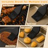 Silicone Basting and Pastry Brush Set, 2-Piece Heat-Resistant Brushes with