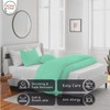 Rohi Easy Care plain King Size Duvet Cover set –