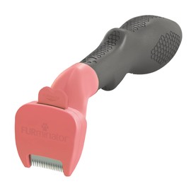 (Refund Campaign) Faminator Pet Brush for Small Animals, Veterinarian Supervised, Hairball (Telophysis), Gentle on the Skin, Undercoat Removal, Easy to Remove Hair Loss by Pressing a Button, Grooming