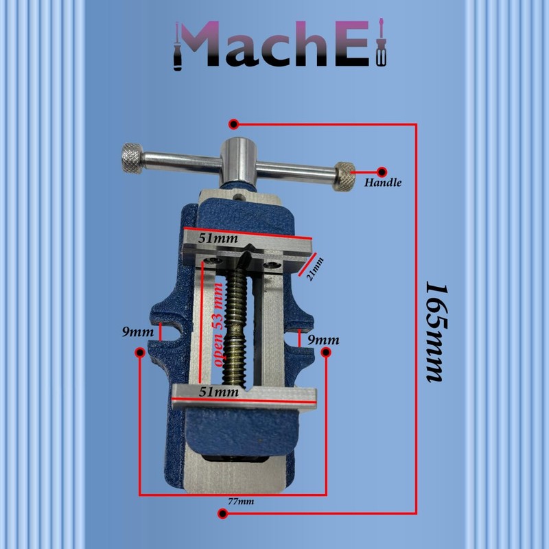 MachEl Quality Self-Centering Vice Vise - Engineering Tools - Fixed