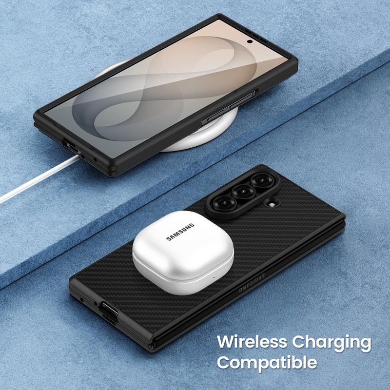 Maxdara for Z Fold 8 Ultra Case with Magnetic, Carbon