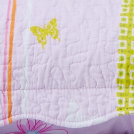 Greenland Home Polka Dot Stripe Quilt Set, Twin