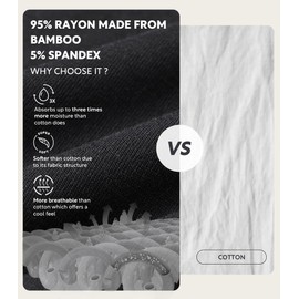 DAVID ARCHY Mens Underwear Briefs Bamboo Rayon Soft Breathable No Fly Support Pouch Underwear For Men 7 Packs