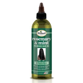 Difeel Aceite Premium Para El Cabello De Romero Y Menta Con Biotina 8 Oz. - Elaborado Con Aceite Natural De Menta Y Romero Para El Crecimiento Del Cabello