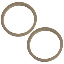 AERZETIX - C52046 - Set of 2 Adapters/Brackets/Universal Speaker Rings Ø165mm - Ø166xØ144x18mm - Spacer/Ring Made of MDF for Speakers/Car/Vehicle/Sound Systems