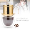 HERCHR Vietnamese Coffee Dripper, Stainless Steel Vietnamese Coffee Maker Powder