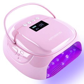 126W UV LED Nail Lamp for Gel Polish Cordless Rechargeable Nail Dryer,Nail Cure Lamp with Automatic Sensor & 4 Timers, Portable Professional Nail Light