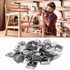 50pcs Hinges Appearance Electroplating Durable Iron Material Wooden Boxes Repairing