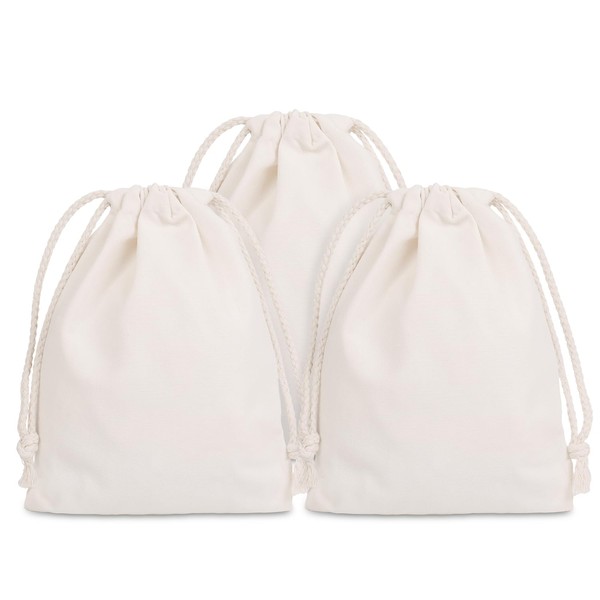 Drawstring Bag, Set of 3, Simple Wrapping, Small Items, Storage