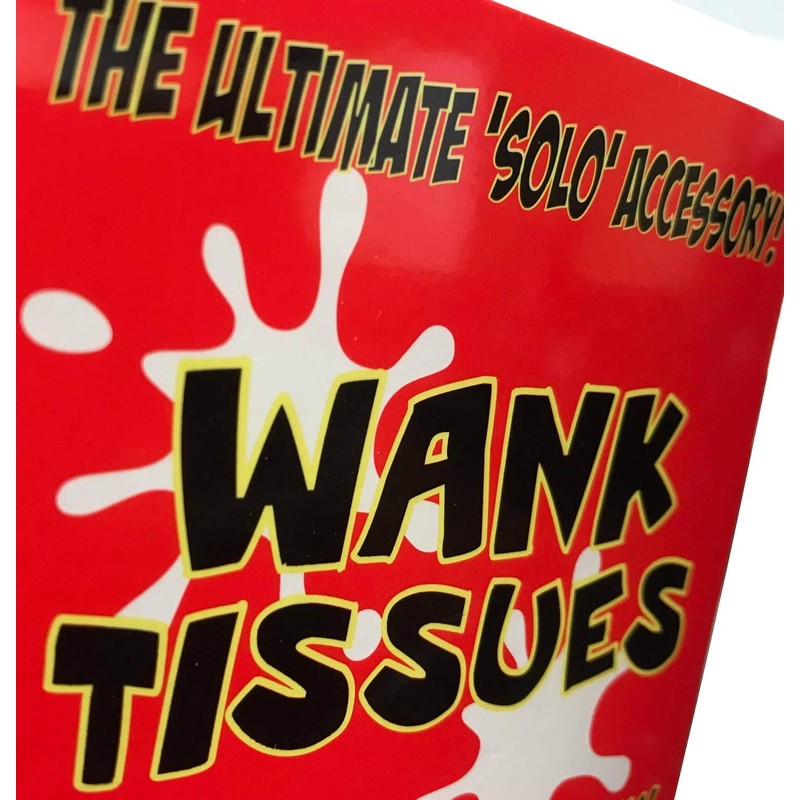 Laughing FOX Products Wank Tissues - Funny Novelty Gifts for