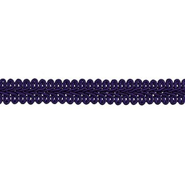 1/2" Chinese Braid Trim,Purple, 9 YDS