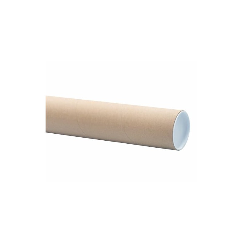 VEPATIM 3 Postal Tubes Round 76 x 610 mm Brown
