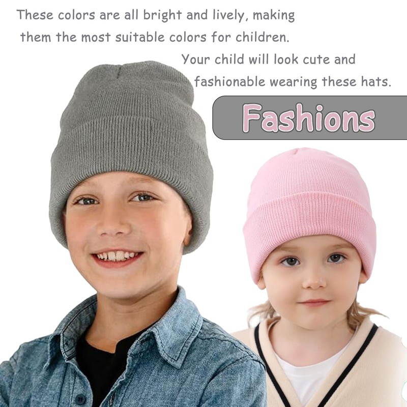 iNelihoo Baby Knitted Hat Infant Beanie Hat Nursery Hat Double