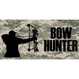 Bow Hunter Photo License Plate