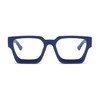 EYLRIM Thick Square Frame Blue Light Glasses for Women Men