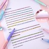 6pcs Highlighters, Aesthetic Pastel Highlighter with 12 Colors, No Bleed,