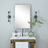 TEHOME 20x30'' Chrome Pivot Mirror Rectangle Bathroom Vanity Mirror Chrome