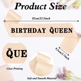 Birthday Decorations for Her Birthday Sash for Women Rose Gold Birthday Party Decorations Birthday Photo Party Props Ladies Birthday Gifts for Wife Sister Birthday Gifts Girlfriend Party Accessories