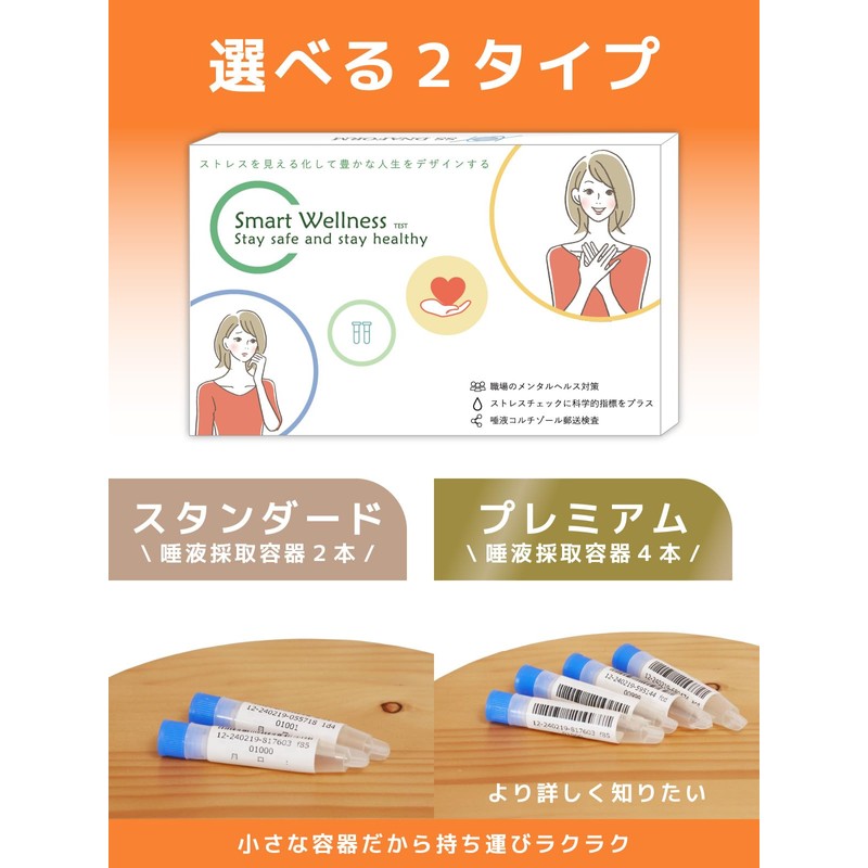 Stress Testing Kit, Stress Checker, Easy to Measure at Home,