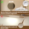 Bonlux 12V RV Vanity Light Fixture with Rotating Dimmable Switch,