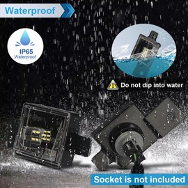 MbuyDIY LED License Plate Light Lamp Assembly Compatible with 2014-2025 Chevy Silverado GMC Sierra 15-25 Colorado Canyon Pickup Truck 6000K White, Pack of 2