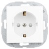 REV Studio, Socket with Cover, Flush-Mounted, White