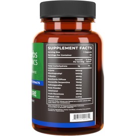 Tattva's Herbs Cardiopure Herbal Ayurvedic Supplement, Ashwagandha, Rauwolfia, & Arjuna Full Spectrum Co2 Extracts, Veggie Capsules, 60 Count