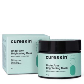Cureskin Under Arm Cream Mask with Lactic Acid, Glycolic Acid & Malik Acid | Dark Underarms & Hyperpigmentation | Under Arm Dark Removing Cream, 50 g (Pack of 1)