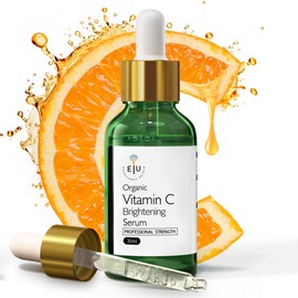 Suero de Vitamina C EXCELLENCE UNIQUE - Fuerza Profesional Orgánica para una Piel Radiante - Suero Facial Diario para Aclarar e Hidratar la Piel del  