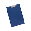 5 Star Fold-over Clipboard with Front Pocket Foolscap Blue