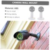 TEHAUX 2Pcs Adjustable Wall Mounted Security Bracket Swivel CCTV Holder