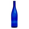 E.C. Kraus 750 mL Cobalt Blue Hock Wine Bottles, Cork