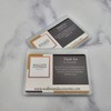 Pack of 2 Wallet Inserts Clear Plastic Vinyl Picture and