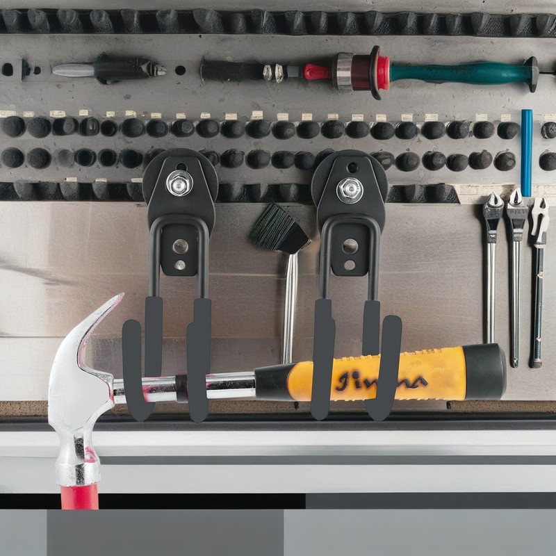 2 Pack Magnetic Garage Hooks Heavy Duty,Garage Storage Hooks,Wall Mount